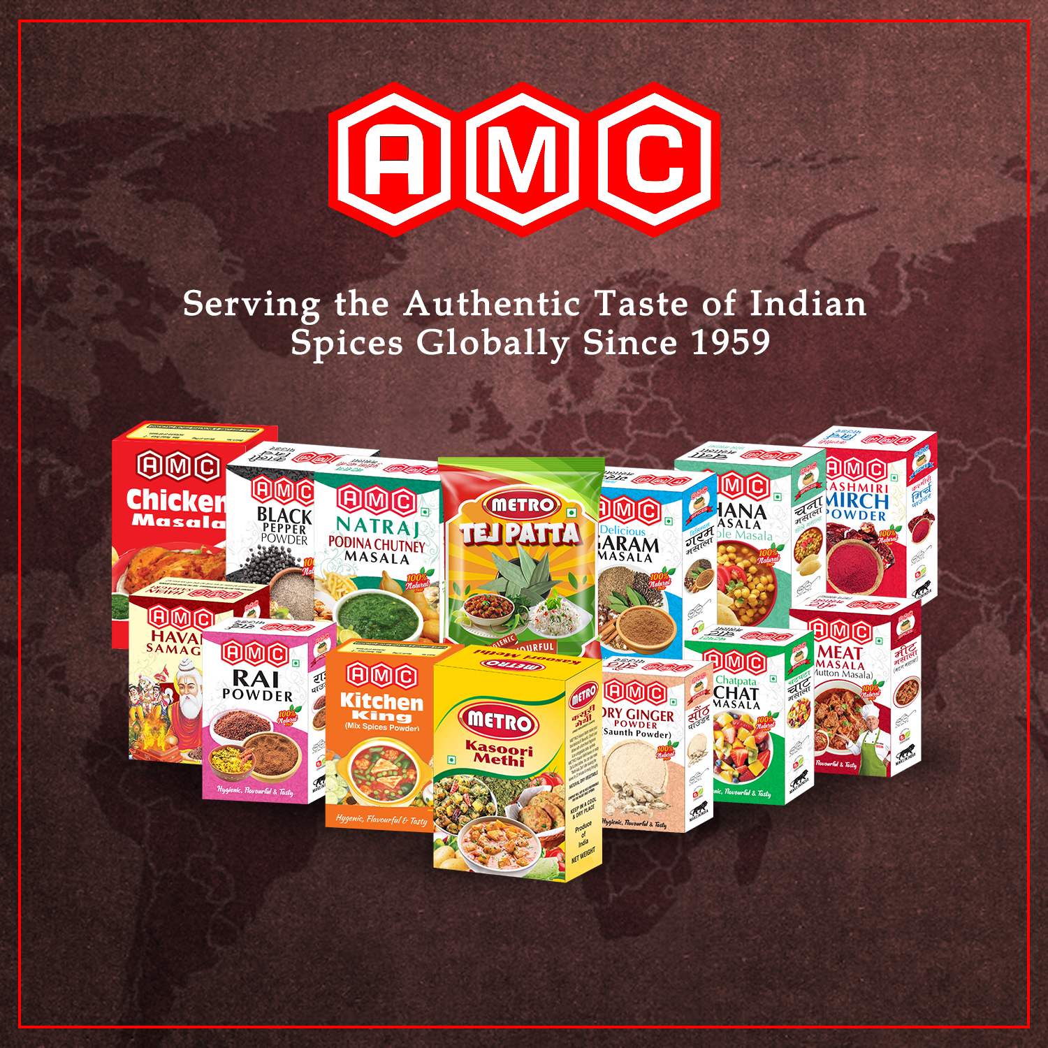 AMC — Serving the Authentic Taste of Indian Spices Globally Since 1959
