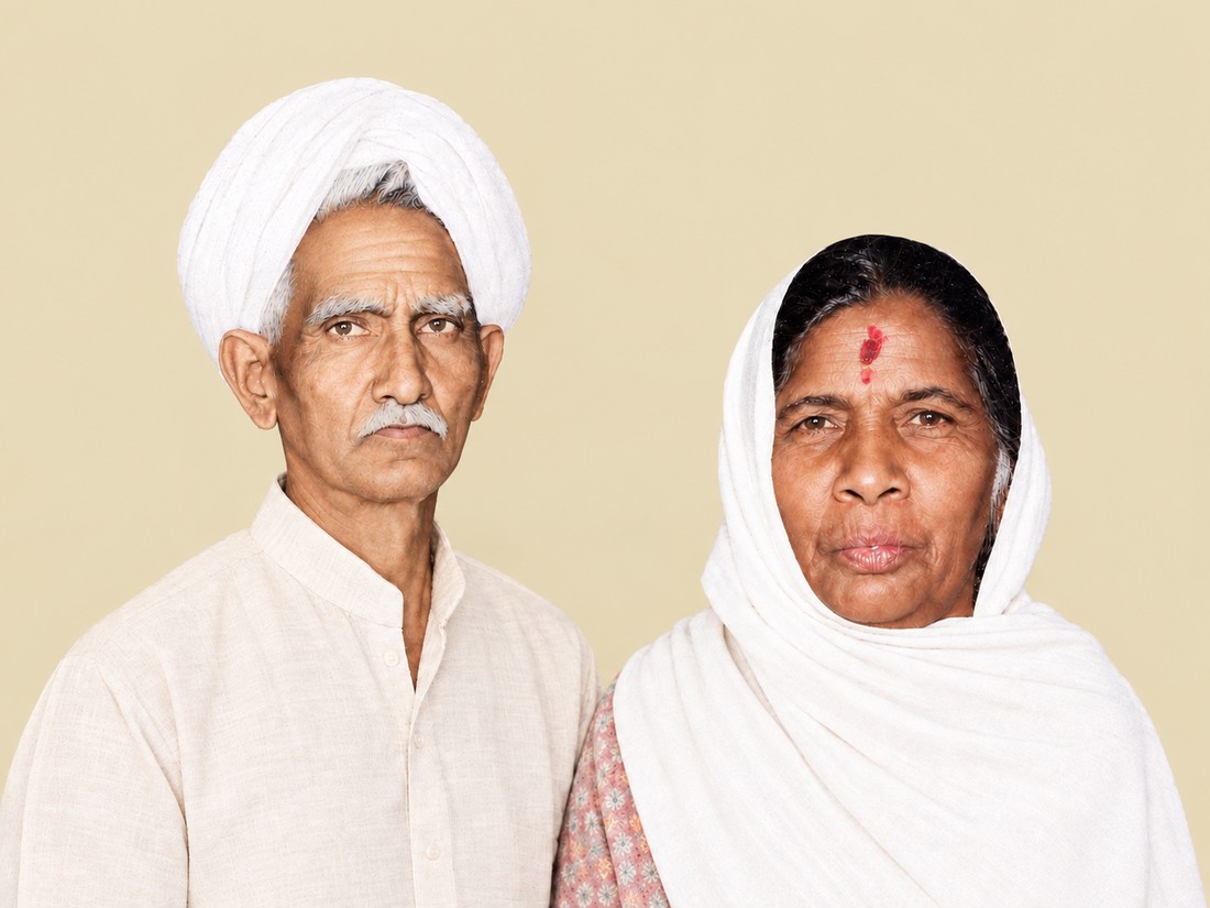 Shri Mela Ram Ahuja with Smt. Lilawanti Ahuja